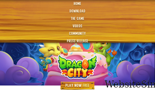 dragoncitygame.com Screenshot