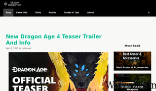 dragoninquisition.com Screenshot