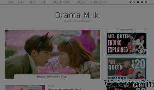 dramamilk.com Screenshot