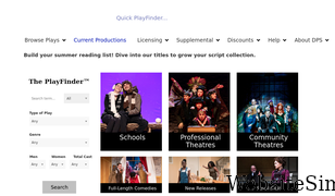 dramatists.com Screenshot