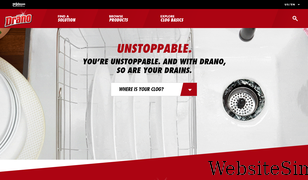 drano.com Screenshot