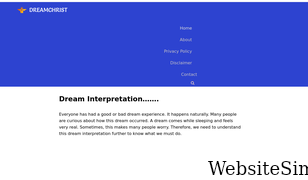 dreamchrist.com Screenshot