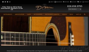 dreamguitars.com Screenshot