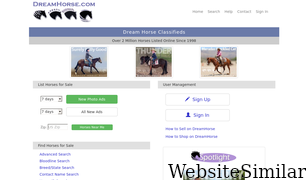 dreamhorse.com Screenshot