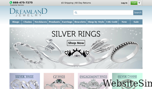 dreamlandjewelry.com Screenshot