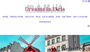 dreamsinparis.com Screenshot
