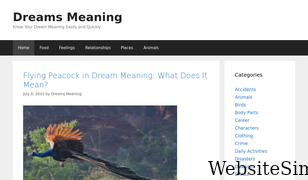 dreamsmeaning1.com Screenshot