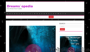 dreamsopedia.com Screenshot