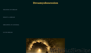 dreamyobsession.com Screenshot