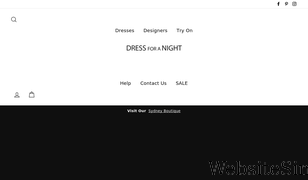 dressforanight.com.au Screenshot