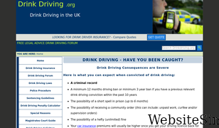 drinkdriving.org Screenshot