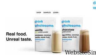 drinkwholesome.com Screenshot