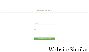 drivedistance.com Screenshot