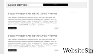 drivers-epson.com Screenshot