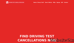 driving-test-cancellations-now.co.uk Screenshot