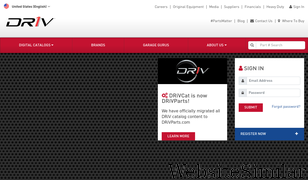 drivparts.com Screenshot