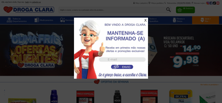 drogaclara.com.br Screenshot