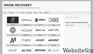 droidrecovery.com Screenshot