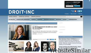 droit-inc.com Screenshot