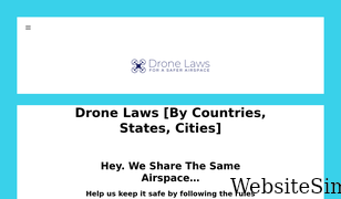drone-laws.com Screenshot