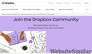 dropboxforum.com Screenshot