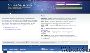 drugsdata.org Screenshot