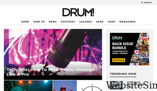 drummagazine.com Screenshot