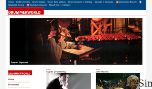drummerworld.com Screenshot