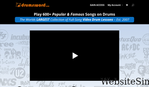 drumstheword.com Screenshot