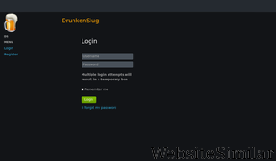 drunkenslug.com Screenshot