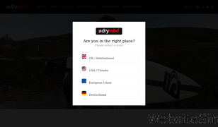 dryrobe.com Screenshot