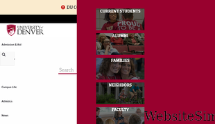 du.edu Screenshot