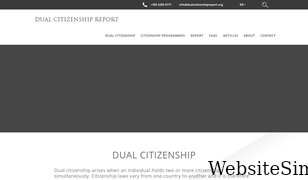 dualcitizenshipreport.org Screenshot