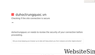duhoctrungquoc.vn Screenshot