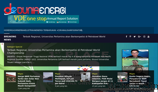 dunia-energi.com Screenshot