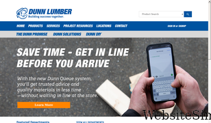 dunnlumber.com Screenshot