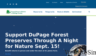 dupageforest.org Screenshot