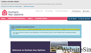 durhamkeyoptions.co.uk Screenshot