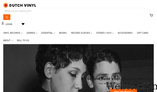 dutchvinyl.com.au Screenshot