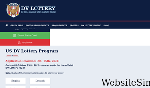 dvlottery.com Screenshot