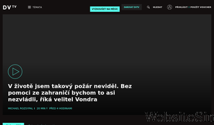 dvtv.cz Screenshot