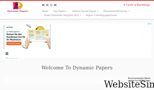 dynamicpapers.com Screenshot