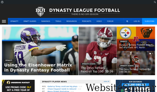 dynastyleaguefootball.com Screenshot