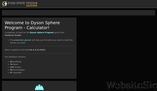dyson-calculator.com Screenshot