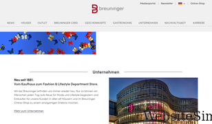e-breuninger.de Screenshot