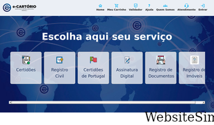 e-cartoriodobrasil.com Screenshot