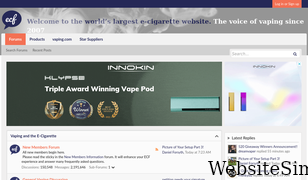 e-cigarette-forum.com Screenshot