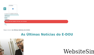 e-dou.com.br Screenshot