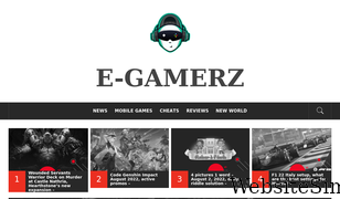 e-gamerz.com Screenshot
