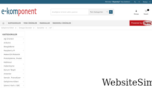 e-komponent.com Screenshot